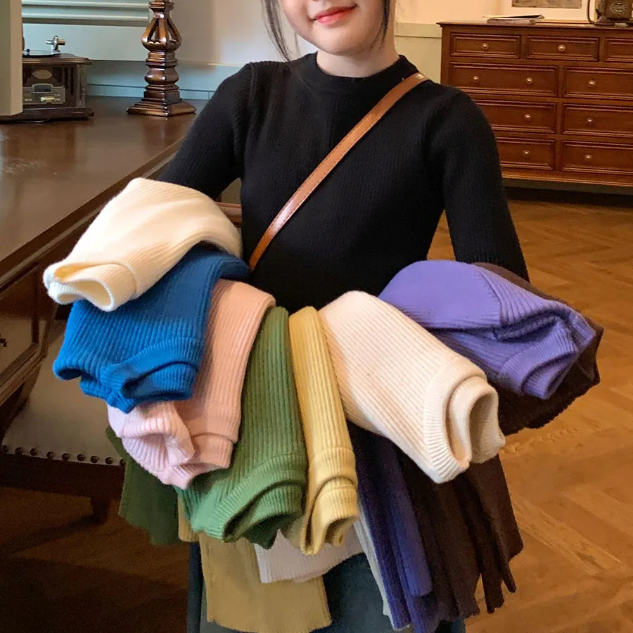 【110-160cm】大好評 シンプル 可愛い おしゃれ 定番 人気 ニット セーター