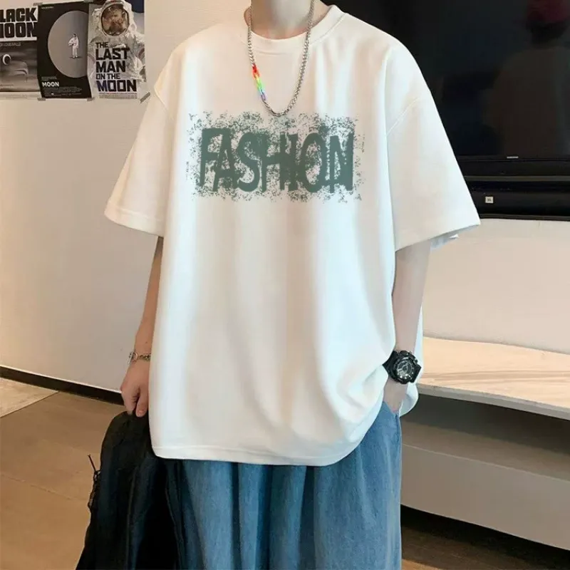今季大注目 カジュアル 合わせやすい ラウンドネック 半袖 Tシャツ